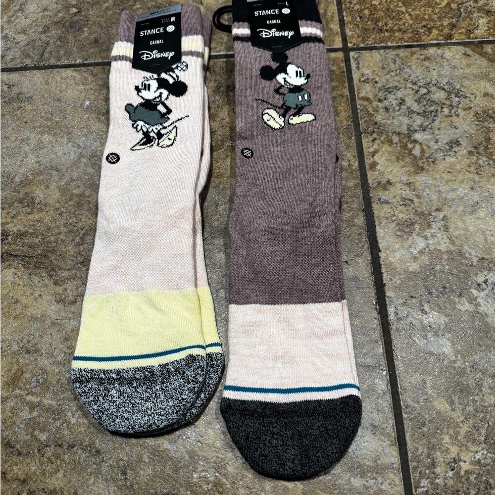 Stance Disney Character Socks - Mickey and Minnie